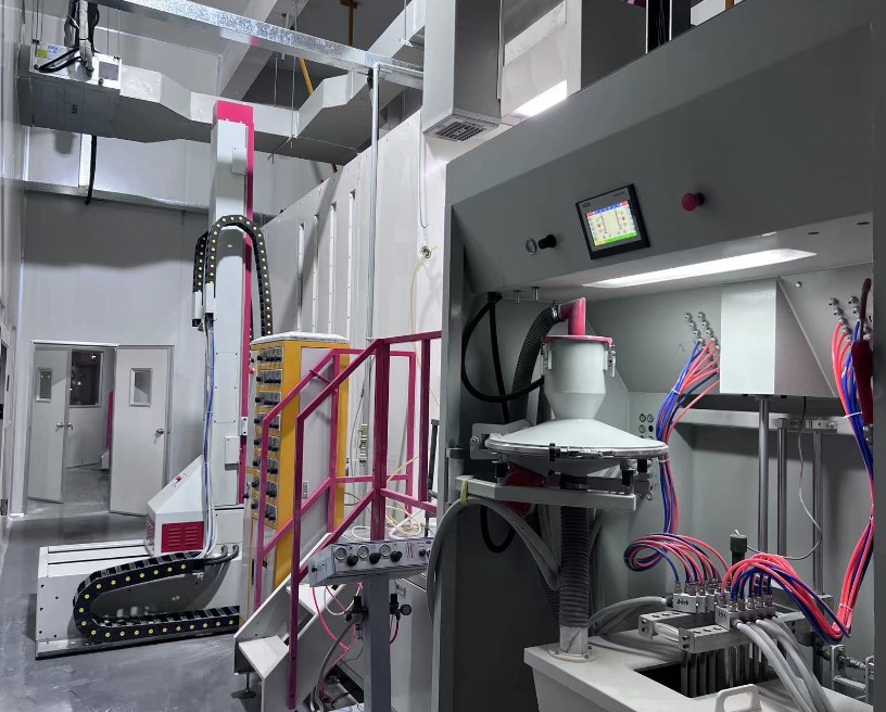 Powder-coated metal enclosure chassis finished product